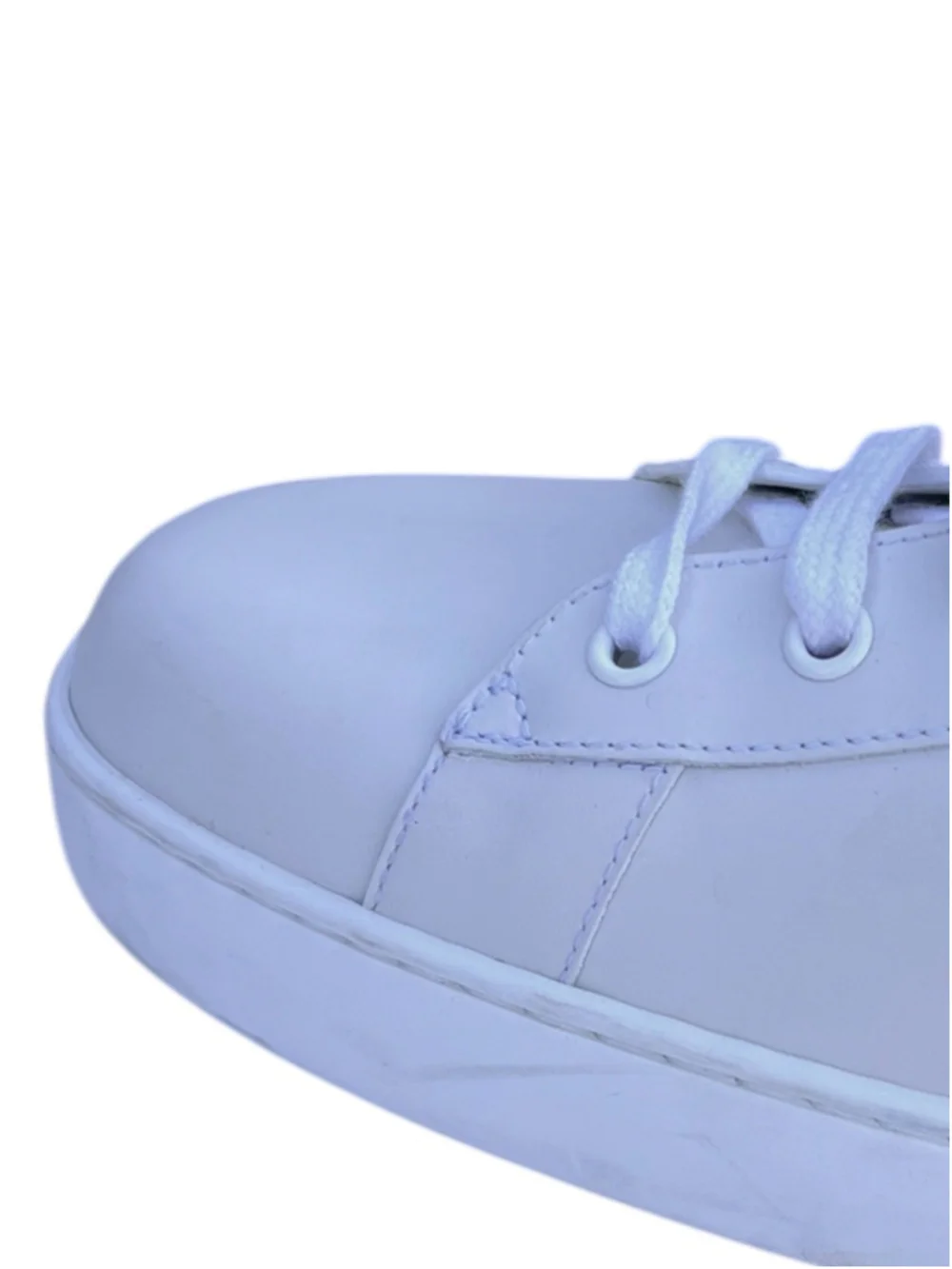 GUCCI Mens Ace Leather Sneakers White King Snake Embossed Size 16 G US 16.5 NEW